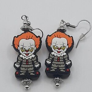 IT Clown Silicone Halloween Earrings